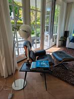 Vintage Hala Zeist staande lamp – metalen bol – wit, Ophalen, Gebruikt, Metaal, 150 tot 200 cm