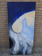 origineel Schilderij F.Hemmes MOET WEG 70x150, Antiek en Kunst, Ophalen
