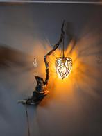 Landelijke wandlamp van drijfhout, Ophalen of Verzenden, Nieuw, Hout, Stoer sober robuust landelijk drijfhout