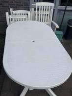 Gratis tuintafel - 180x95 cm, Tuin en Terras, Ophalen, Gebruikt, Rechthoekig, Plastic