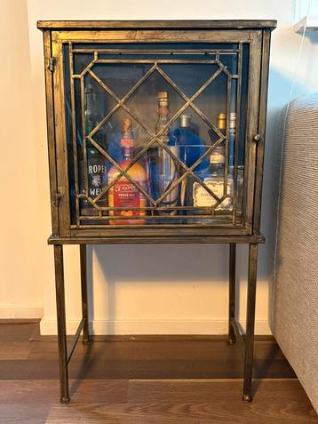 PTMD Industrieel vitrine kastje - messingkleur beschikbaar voor biedingen