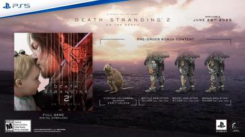 Death Stranding 2 PS5 pre order bonus beschikbaar voor biedingen
