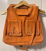 Suede tas, Verzenden, Gebruikt, Oranje, 30 cm of meer