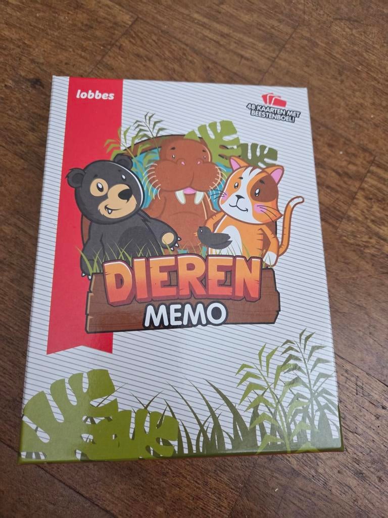 Lobbes dieren memo spel - memory, Ophalen, Zo goed als nieuw