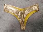 Gouden String Broekje - Nieuw - Maat S, Kleding | Dames, Overige typen, Verzenden, Geel, Nieuw
