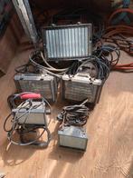 Zes stuks hallogeen lampen met 8 lampen ., Ophalen, Zo goed als nieuw, 500 watt of meer, Met statief