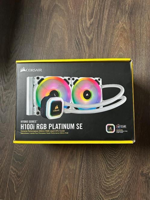 Corsair H100i RGB PLATINUM SE, Computers en Software, Computerkoelers, Nieuw, Waterkoeling, Ophalen of Verzenden