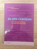 De APA-richtlijnen, Ophalen of Verzenden, Beta, Zo goed als nieuw, HBO