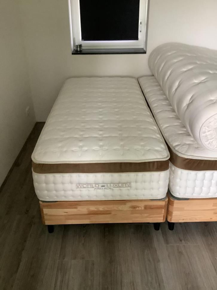 HEERLIJK dikke (incl topper) matrassen SERTA, Huis en Inrichting, Slaapkamer | Boxsprings, Zo goed als nieuw, 180 cm, 200 cm, Eenpersoons