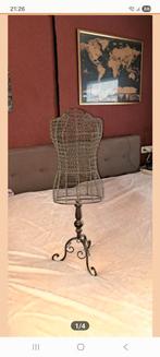 Vintage metalen paspop buste, Ophalen, Gebruikt