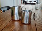 3 melkkannetjes barista pitchers 50 cl en 35 cl, Ophalen of Verzenden, Gebruikt