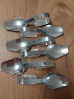 6 zilveren amuselepels. Zie ook set met 6 amusevorken, Antiek en Kunst, Ophalen of Verzenden