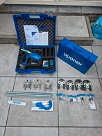 Nieuw Uponor UP110 perstang + koper en staal persbekken, Ophalen, Zo goed als nieuw