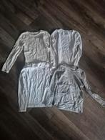 Basic longsleeve shirts shirt 4 stuks wit creme grijs 146 15, Ophalen of Verzenden, Zo goed als nieuw, Meisje, Shirt of Longsleeve