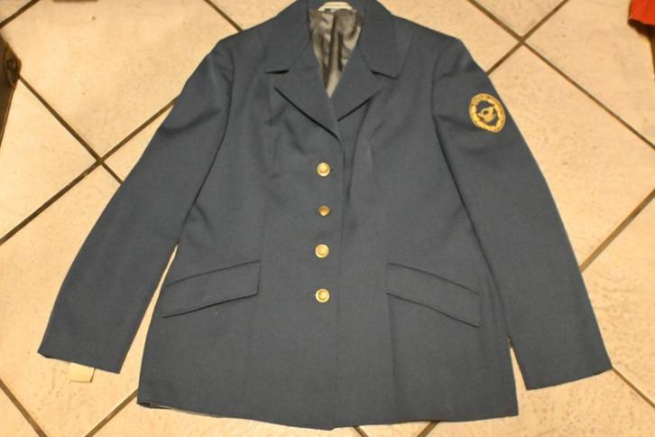 DDR post dames uniform jas met medaille oost duitsland, Verzamelen, Militaria | Algemeen, Overige soorten, Kleding of Schoenen