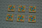 L903 Tegels 2x2 beige decoratie tegels 6 st., Ophalen of Verzenden, Nieuw, Losse stenen, Lego