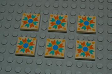 L903 Tegels 2x2 beige decoratie tegels 6 st. beschikbaar voor biedingen