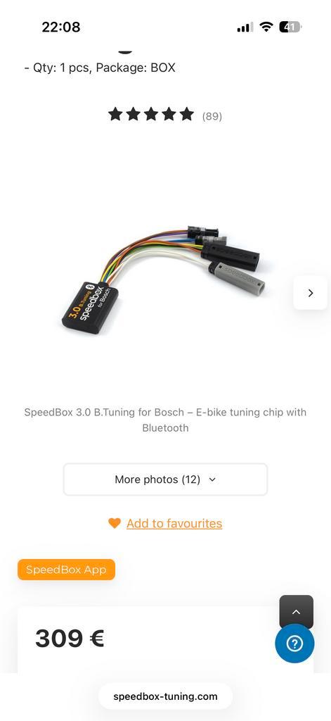 SpeedBox 3.0 B.Tuning voor Bosch E-bike, Fietsen en Brommers, Fietsaccessoires | Fietscomputers, Nieuw, Ophalen of Verzenden