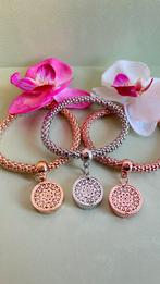 Armband Levensboom Rosé/Goud/Zilver - Nieuw, Staal, Nieuw, Ophalen of Verzenden, Met bedels of kralen