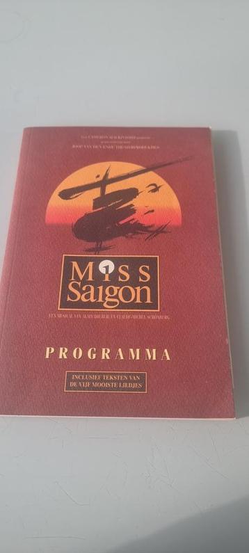 Miss Saigon Programma 1998 beschikbaar voor biedingen