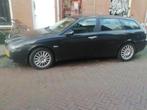 alpha romeo station estate motor rijder, Auto's, 4 cilinders, Zwart, Stationwagon, Handgeschakeld