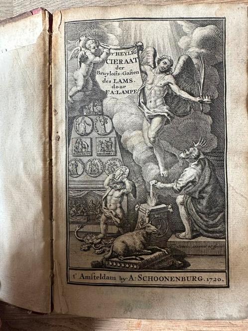 F.A. Lampe: t’ heylig cieraat der bruylofts-gasten des lams, Antiek en Kunst, Antiek | Boeken en Bijbels, Ophalen of Verzenden