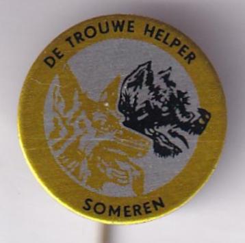 De Trouwe helper Someren blik honden speldje ( W_554 ) beschikbaar voor biedingen