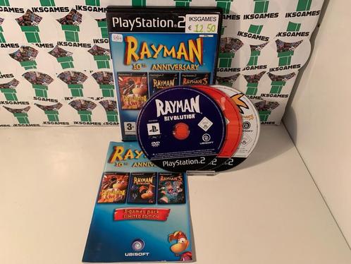 Rayman 10th Anniversary - PS2 - IKSGAMES, Spelcomputers en Games, Games | Sony PlayStation 2, Zo goed als nieuw, Avontuur en Actie