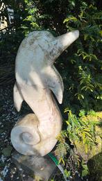 Marmeren dolfijn 54 cm hoog, Steen, Zo goed als nieuw, Ophalen