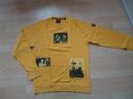 ONLY & SONS-OKERGELE TRUI MET OPDRUK-MT.L, Maat 52/54 (L), Geel, Ophalen of Verzenden, Zo goed als nieuw