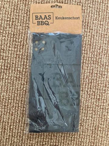 Nieuw! Baas BBQ keukenschort beschikbaar voor biedingen