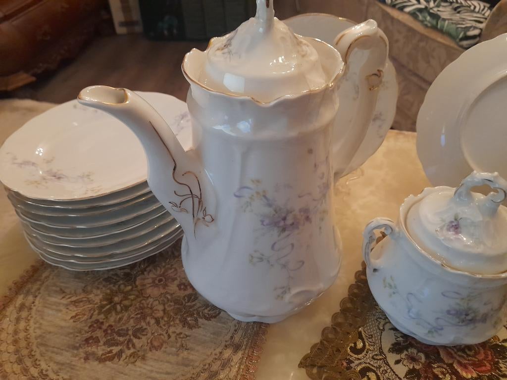 KPM 1904 - 1927 Zeldzaam antiek porseleinen servies, Ophalen of Verzenden