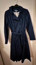 Trenchcoat van Collectif Vintage, M, Kleding | Dames, Maat 38/40 (M), Blauw, Ophalen of Verzenden, Zo goed als nieuw