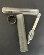 oud antieke densimeter dichtheidsmeter originele koker, Ophalen of Verzenden