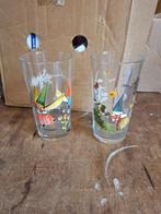 Vintage drinkglazen David de Kabouter jaren 80, Ophalen of Verzenden, Zo goed als nieuw