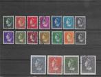 Nederland 1940, NVPH 332 t/m 349, Gestempeld., Postzegels en Munten, Postzegels | Nederland, Verzenden, T/m 1940, Gestempeld