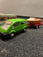 Playmobil - auto (infl motor) met aanhangwagen en boot, Ophalen of Verzenden, Zo goed als nieuw