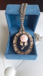 Avon vintage roos hanger met spiegel, Ophalen, Met hanger, Gebruikt, Roze