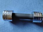 Verstelbare dumbbell halter van chroom 2,5 kg, Ophalen, Zo goed als nieuw, Rug, Dumbbell