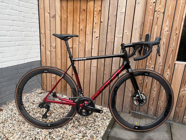 Ridley Helium SLX maat M Shimano 105 Di2 FFWD wielen, Fietsen en Brommers, Fietsen | Racefietsen, Gebruikt, Overige merken, Meer dan 20 versnellingen