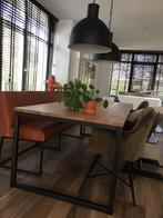 Eettafel 220x100, Huis en Inrichting, Tafels | Eettafels, Ophalen, Gebruikt, 200 cm of meer, 50 tot 100 cm