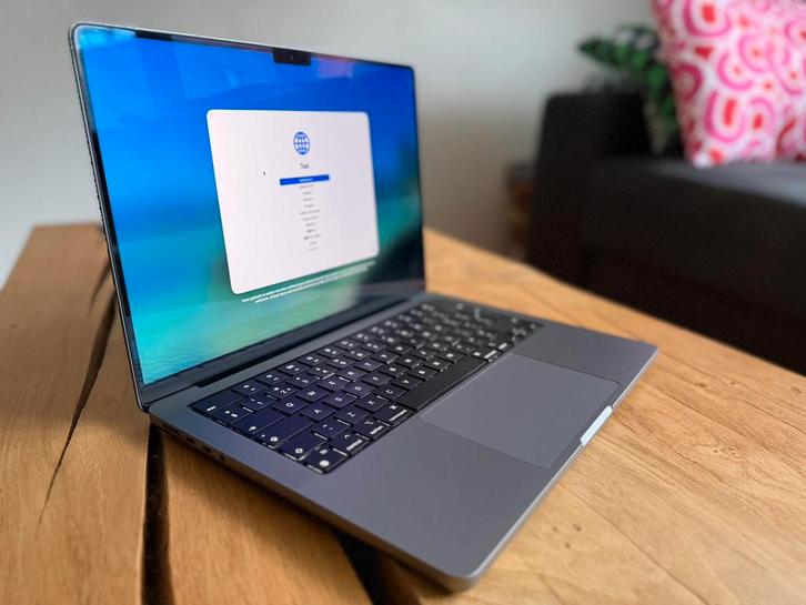 MacBook Pro 14-inch 2021 Spacegrijs (perfecte staat!), Computers en Software, Apple Macbooks, Zo goed als nieuw, MacBook Pro, Overige groottes