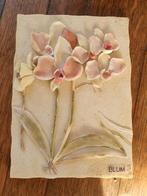Cheri Blum, prachtige tegel met bloemen, plaat, Ophalen of Verzenden