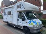 Camper Fiat ducato met hymer opbouw, Caravans en Kamperen, Alkoof, Ringverwarming, Afzuigkap, Fiat