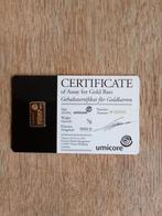 Umicore 5 gram Goudbaar - 999,9 Puur Goud, Verzenden, Goud