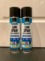 Bison Lijm Spray Universal – NIEUW (2 stuks, 500ml), Ophalen of Verzenden, Nieuw