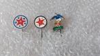 Voetbalclub G.V.A.V 3 verschillende speldjes., Verzamelen, Speldjes, Pins en Buttons, Ophalen of Verzenden, Zo goed als nieuw