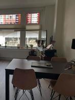 Ikea uitschuifbare eettafel - zwart, Huis en Inrichting, Tafels | Eettafels, Ophalen, Kunststof, Gebruikt, 100 tot 150 cm