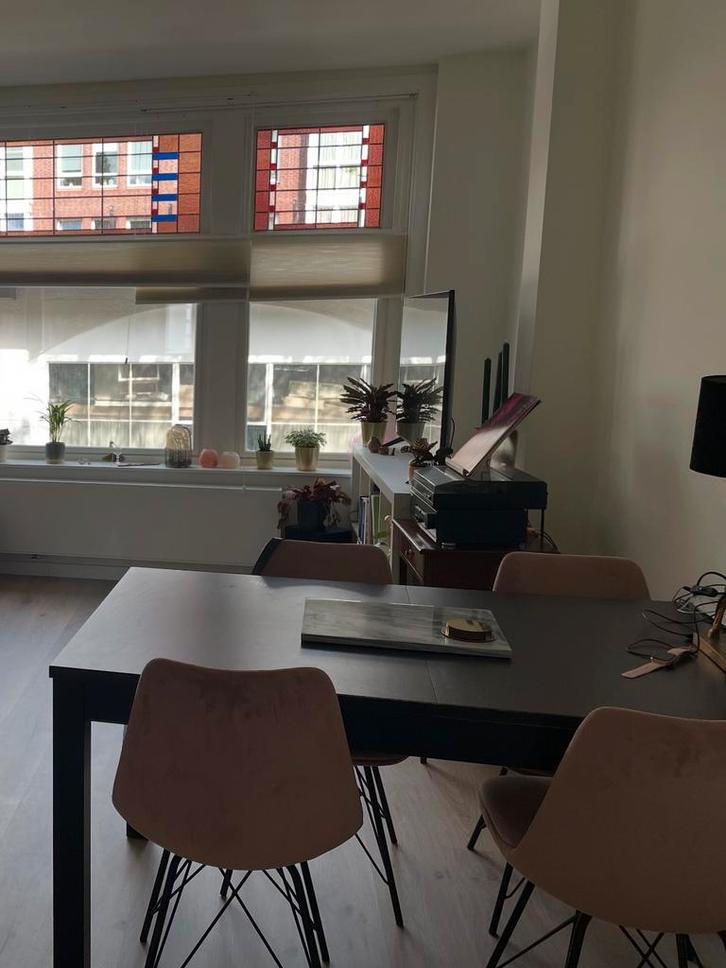 Ikea uitschuifbare eettafel - zwart, Huis en Inrichting, Tafels | Eettafels, Gebruikt, 50 tot 100 cm, 100 tot 150 cm, Vier personen