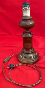 Lampvoet hout tafellamp, Ophalen of Verzenden, Gebruikt, Hout, Minder dan 50 cm